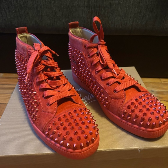 Louis Vuitton Poppy Metal Sneakers - Picture 1 of 9